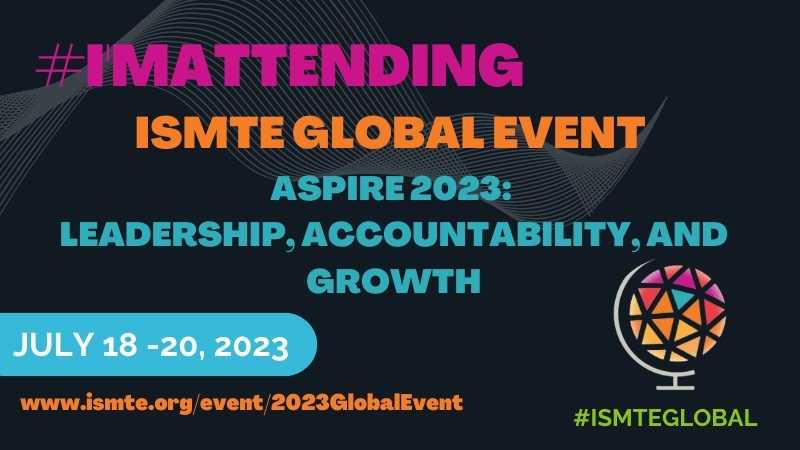 JewettKc's tweet photo. I can't believe it's #ISMTEGLOBAL week already! Be sure to check out the Early Career networking events on Tuesday and Wednesday in between all the great sessions on the agenda! https://t.co/4n8W7nexna