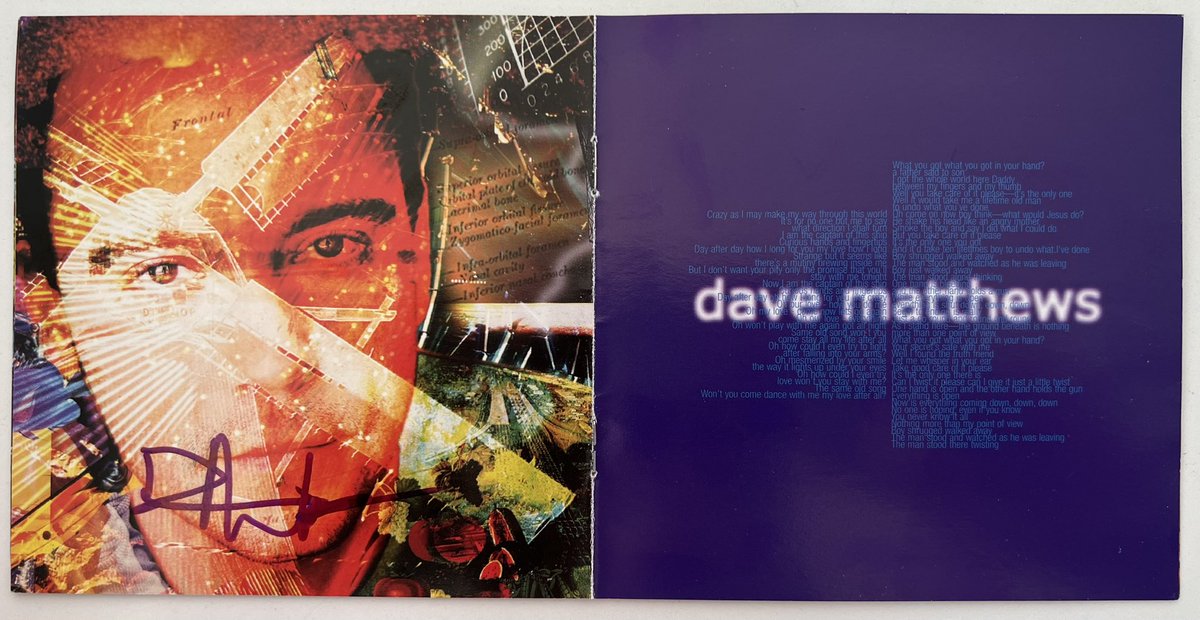 DMBMexico's tweet photo. Talking about #BustedStuff…
My CD booklet signed by Mr. Dave Matthews. https://t.co/3kRvbjfobu