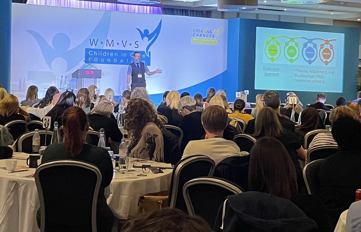<a href="/stuart_guest/">Stuart Guest</a> sharing the importance of relationships and being nice as part of meeting the needs of trauma experienced children #WMVSCiCfoundation