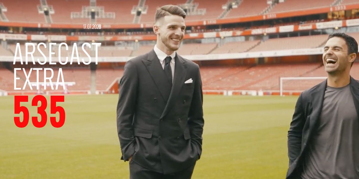 New #ArsecastExtra: We have a big old chat about the Declan Rice deal, the need to sell players, omissions from the US Tour squad, &amp; touch on the Dele Alli interview.

🎧 Listen via <a href="/acast/">Acast</a>: shows.acast.com/arseblog/episo…