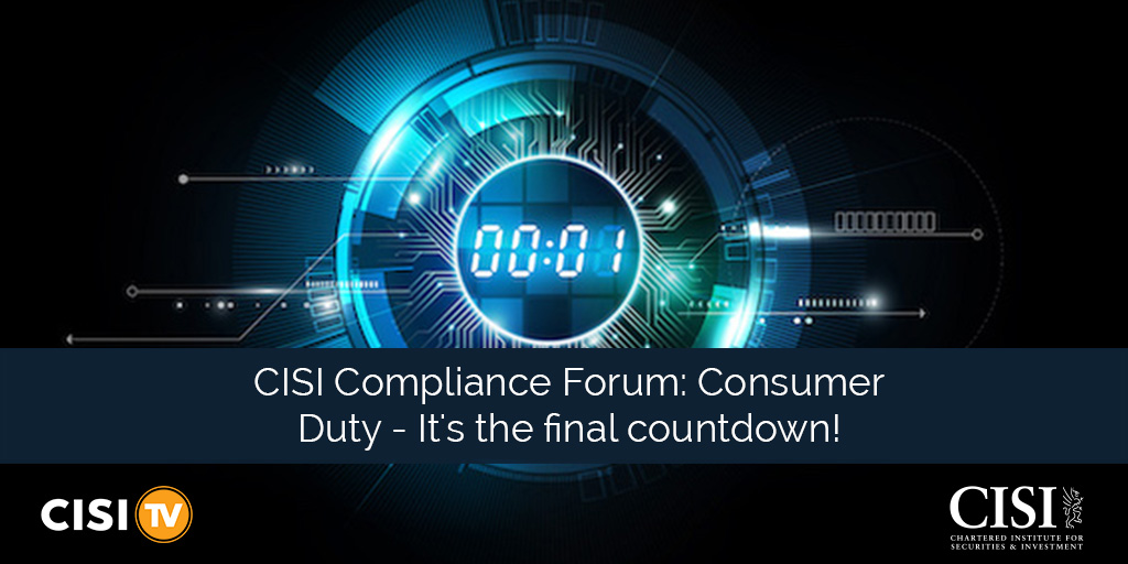 CISI's tweet image. Watch our #CISITV video to hear industry experts discuss the challenges the industry faces in final preparation for the Consumer Duty deadline and beyond: cisi.org/cisiweb2/mycis…

#consumerduty #investmentsector #financialservices