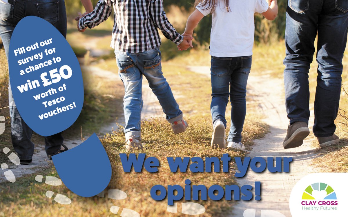 Residents of Danesmoor and Clay Cross have your say!

Clay Cross Healthy Futures wants to hear about your walking habits, to help improve the overall health and wellbeing of residents and to create a culture of walking.

walkderbyshire.org.uk/abou.../north-…