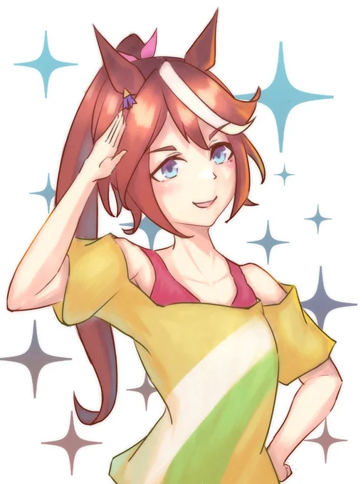 私服テイオー #ウマ娘 #トウカイテイオー