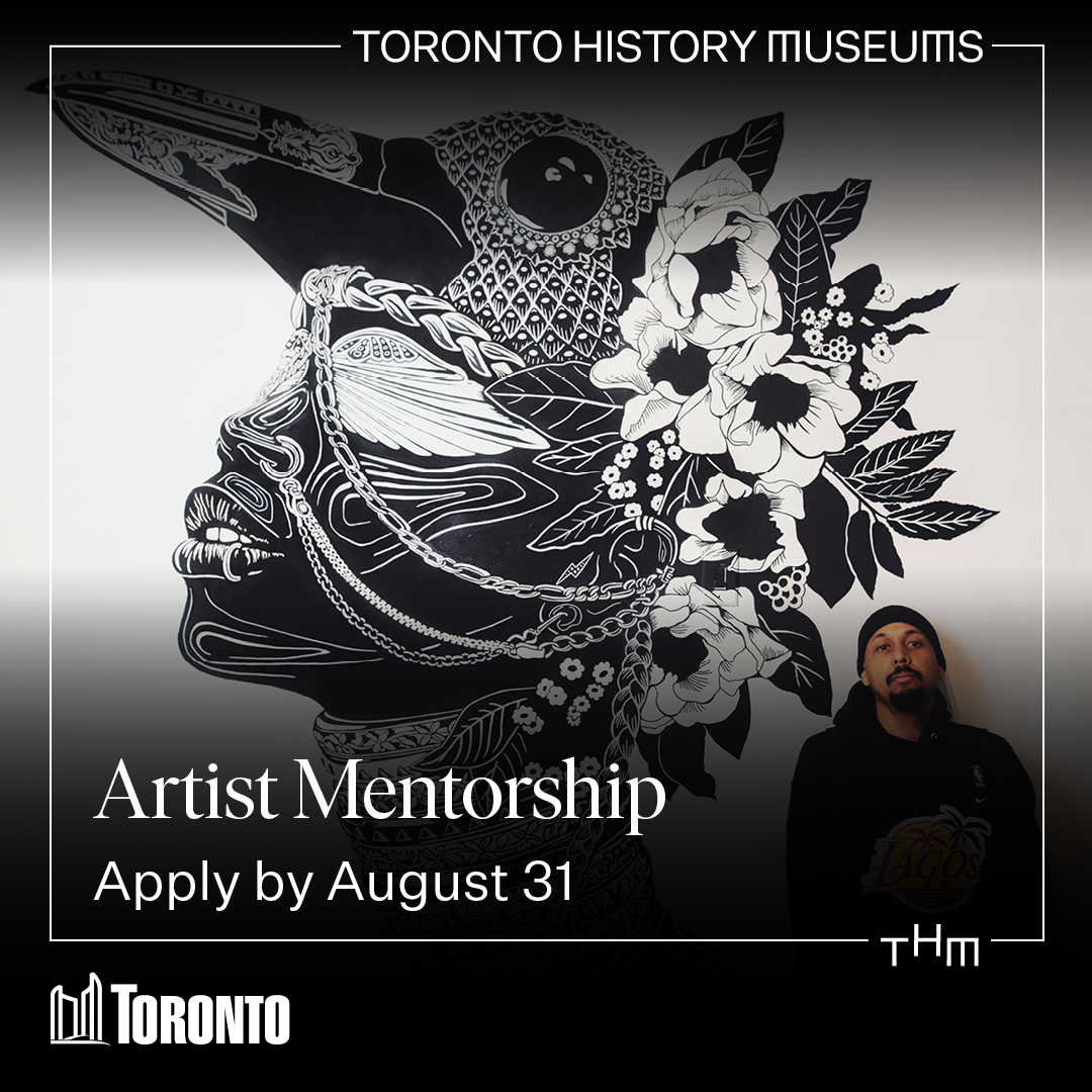 🚨 Artists! Applications for the 2024 Artist Mentorship program are now open.

Passionate creatives in new media arts will receive mentorship from esteemed artist <a href="/YungYemi/">A Diasporic Weaver</a> &amp; create artworks to be showcased at <a href="/TOHistory/">Toronto History Museums</a> sites in 2024.

Apply by Aug 31: Toronto.ca/ArtistMentorsh…