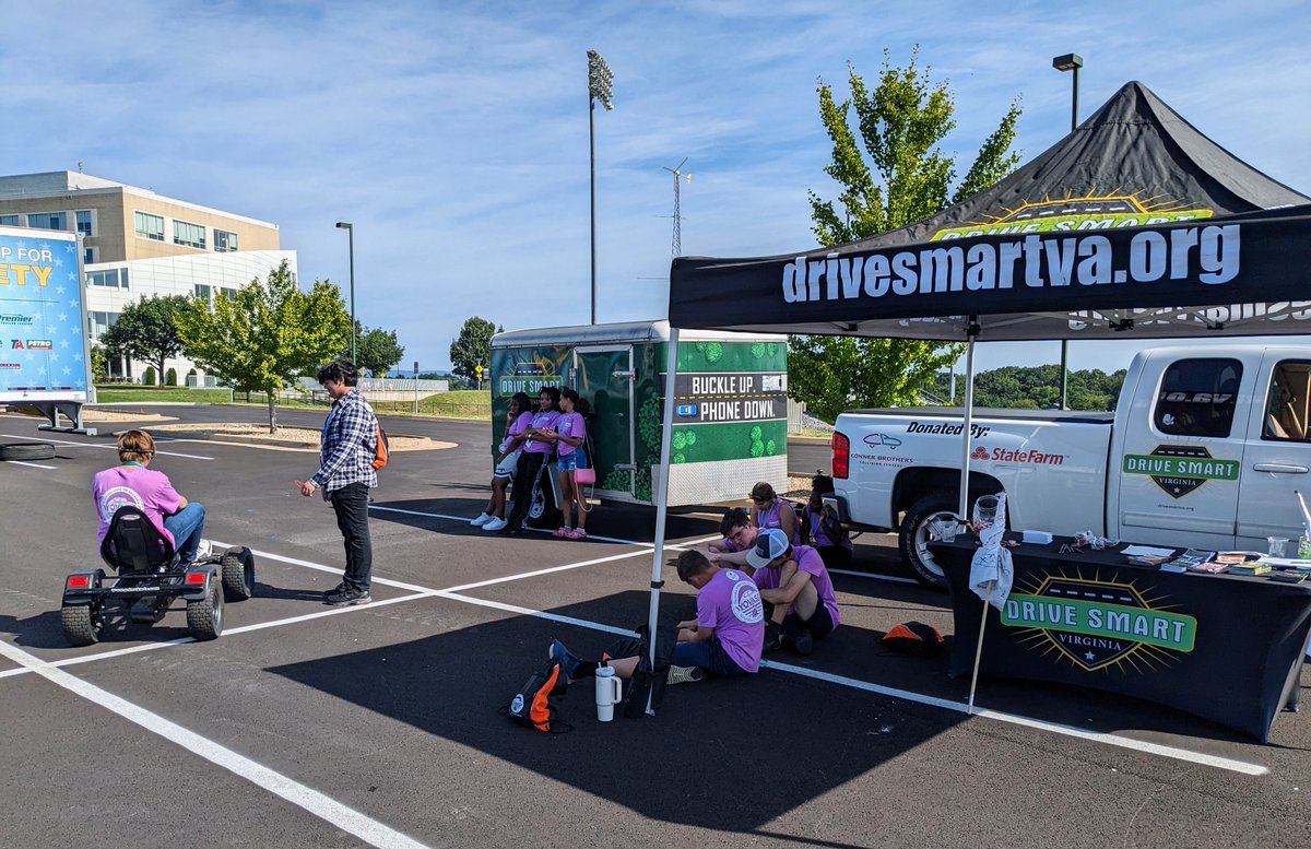 DRIVESMARTVA's tweet photo. Images from our time at the YOVASO Conference at JMU this weekend - 120 youth from across the state gathered for four days of exciting, motivational, and educational activities to help them prepare to lead effective peer-to-peer clubs for youth traffic safety.