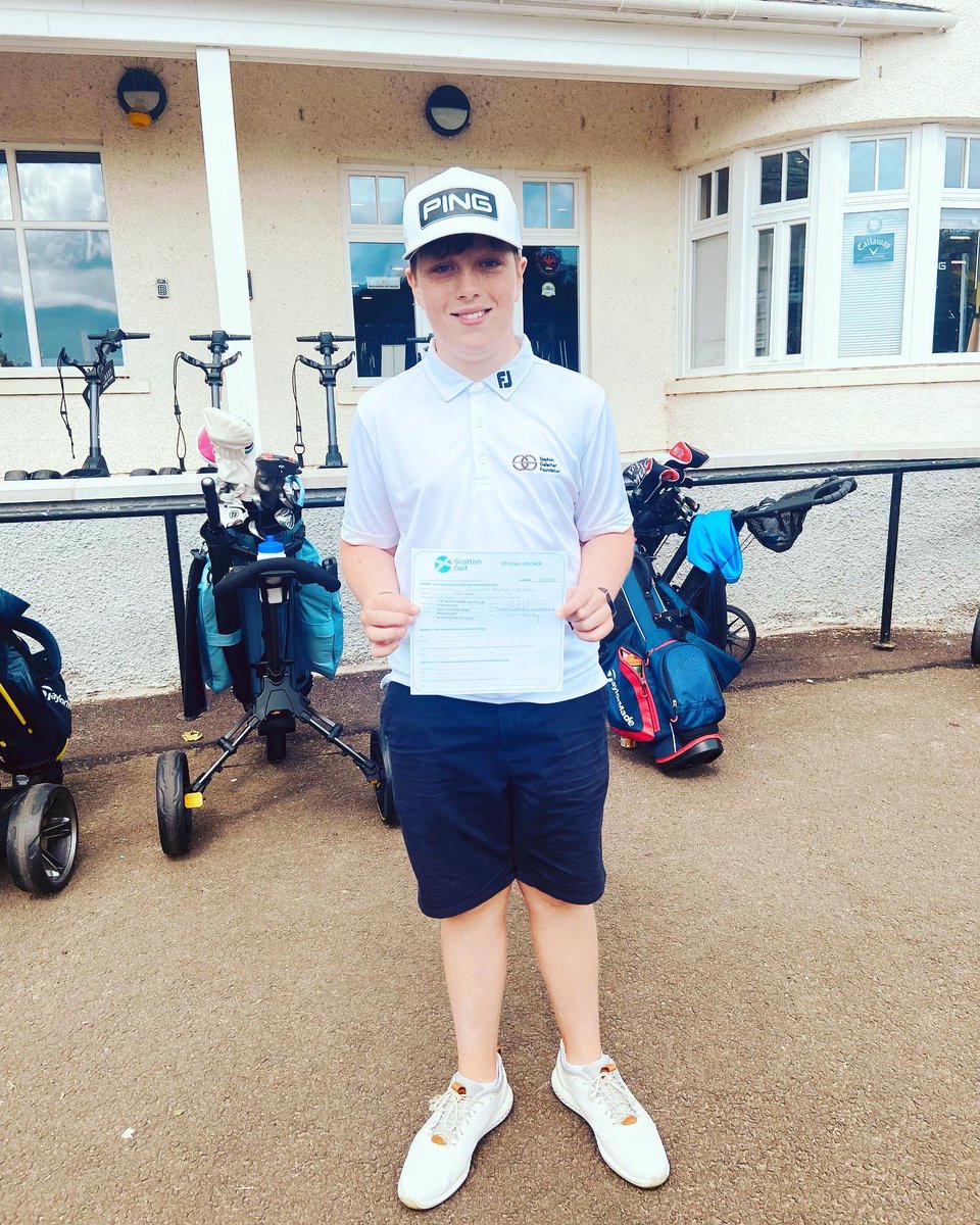 Tied 2nd place today for Cole @ Blairgowrie Open. <a href="/sgfgolf/">Stephen Gallacher Foundation</a> <a href="/jamesstewart05/">James Stewart</a> ⛳️🏌🏾‍♂️👏🏼