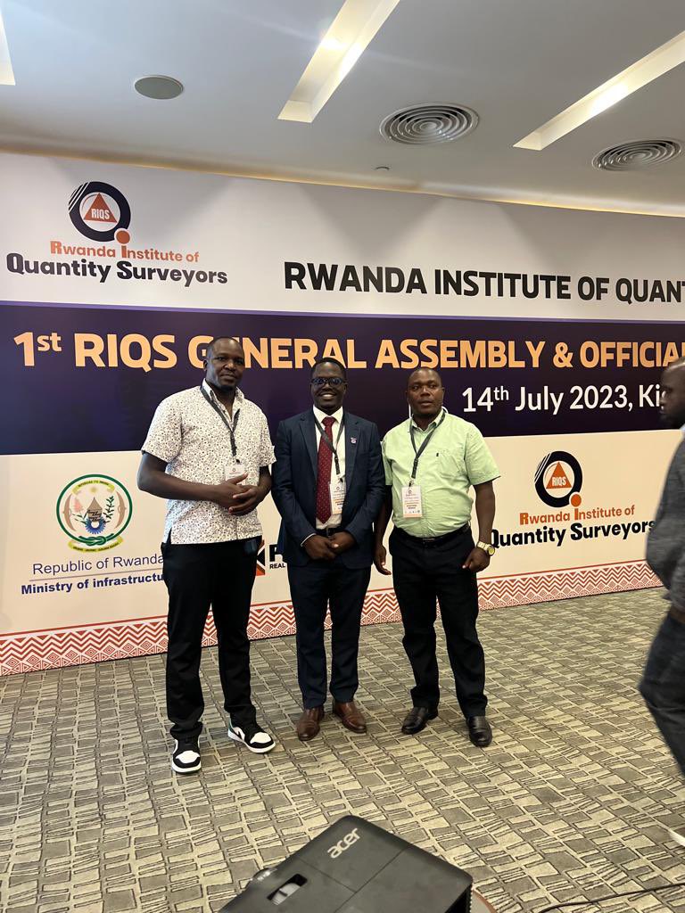 Institution of Surveyors of Uganda (@surveyorsofug) on Twitter photo Our ISU Members including cc QS <a href="/AceArinaitwe/">QS Arinaitwe Grace (MRICS,RSU,MCIArb)</a> who represented <a href="/PresidentofISUg/">ISU President Gonza</a> Ssali Francis, Semanda Julius, and Victor Odong AAQS Vice President East Africa, represented the institution at the launch and first general assembly of the Rwanda Institute of Quantity Surveyors Our ISU Members including cc QS <a href="/AceArinaitwe/">QS Arinaitwe Grace (MRICS,RSU,MCIArb)</a> who represented <a href="/PresidentofISUg/">ISU President Gonza</a> Ssali Francis, Semanda Julius, and Victor Odong AAQS Vice President East Africa, represented the institution at the launch and first general assembly of the Rwanda Institute of Quantity Surveyors