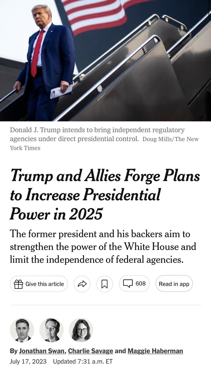 Want to know why I am 100% behind President Trump?

Because he recognizes that the Deep State is the single greatest threat to the American people and must be destroyed

These aren’t just talking points - he has an extensive plan:

“We will demolish the deep state,” Mr. Trump