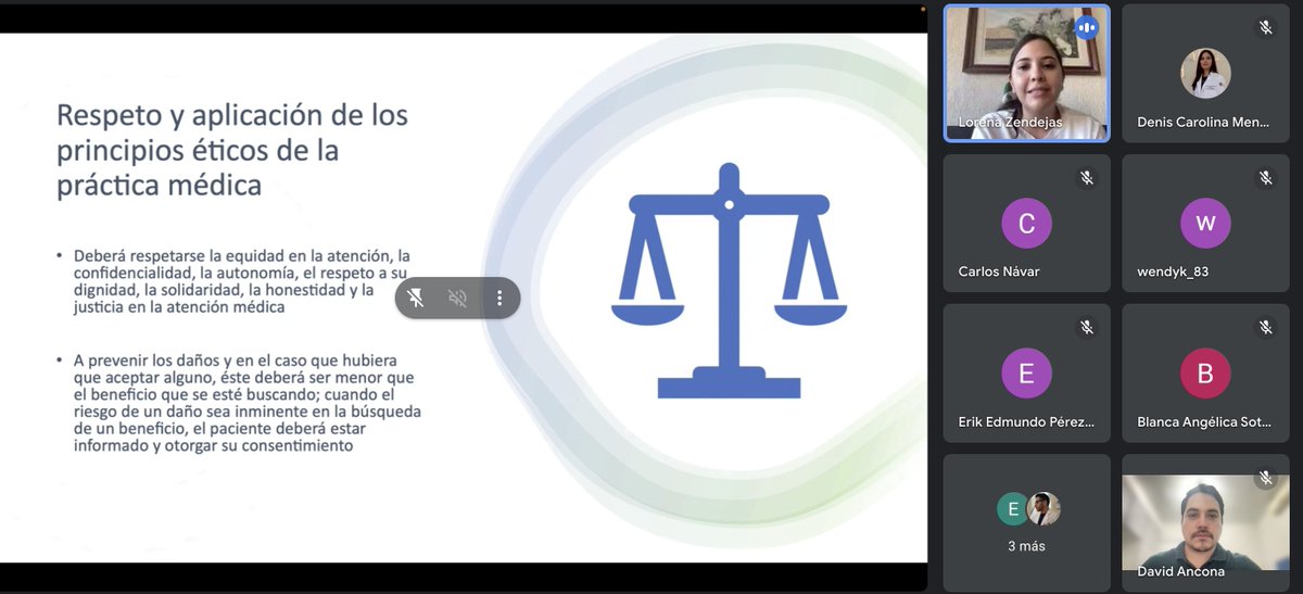 AnconaOcular's tweet image. Café matutino con mucha academia. Nuestra invitada la Dra. Lorena Zendejas, corneóloga asesora en casos de arbitraje médico nos da una charla informativa de como prevenir errores comunes.

Bienvenida a nuestros Grand Rounds. 👁️
#CONAMED