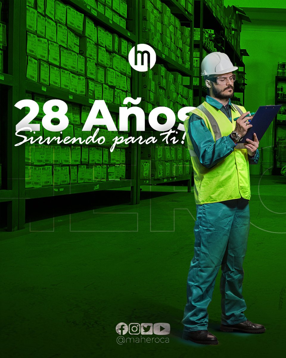 maheroca's tweet photo. ¡𝟮𝟴 𝗮ñ𝗼𝘀 𝘀𝗶𝗿𝘃𝗶𝗲𝗻𝗱𝗼 𝗽𝗮𝗿𝗮 𝘁𝗶! | 𝗠𝗔𝗛𝗘𝗥𝗢𝗖𝗔 🎉 https://t.co/XYl3NVjjfr
