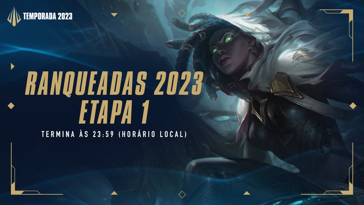 Fim da Temporada 2023 – Etapa 1 – League of Legends - Suporte ao