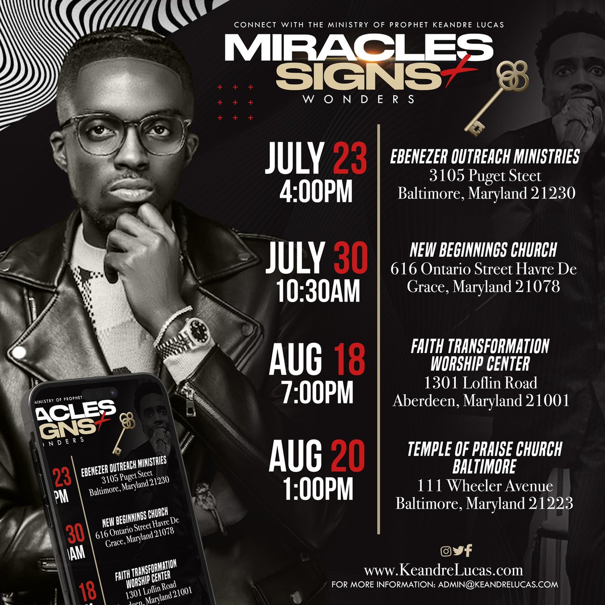 Keandrelucas's tweet image. I would love for you to join me as I minister the word of God at one of these upcoming events. 🗓️🔥
•
You’re presence and prayer would be gratefully appreciated! (Baltimore &amp;amp; Surrounding Areas) #InviteSomeone #TagSomeone