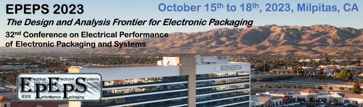 The EPEPS2023 deadline has been extended  to July 31st! We look forward to receiving your submissions and seeing  you in Milpitas this October!

epeps.org

#signalintegrity #powerintegrity #packaging
<a href="/IEEE/">IEEE</a> EPS <a href="/IEEEMTT/">IEEE MTT-S</a>  <a href="/ieeeaps/">IEEE APS</a>
