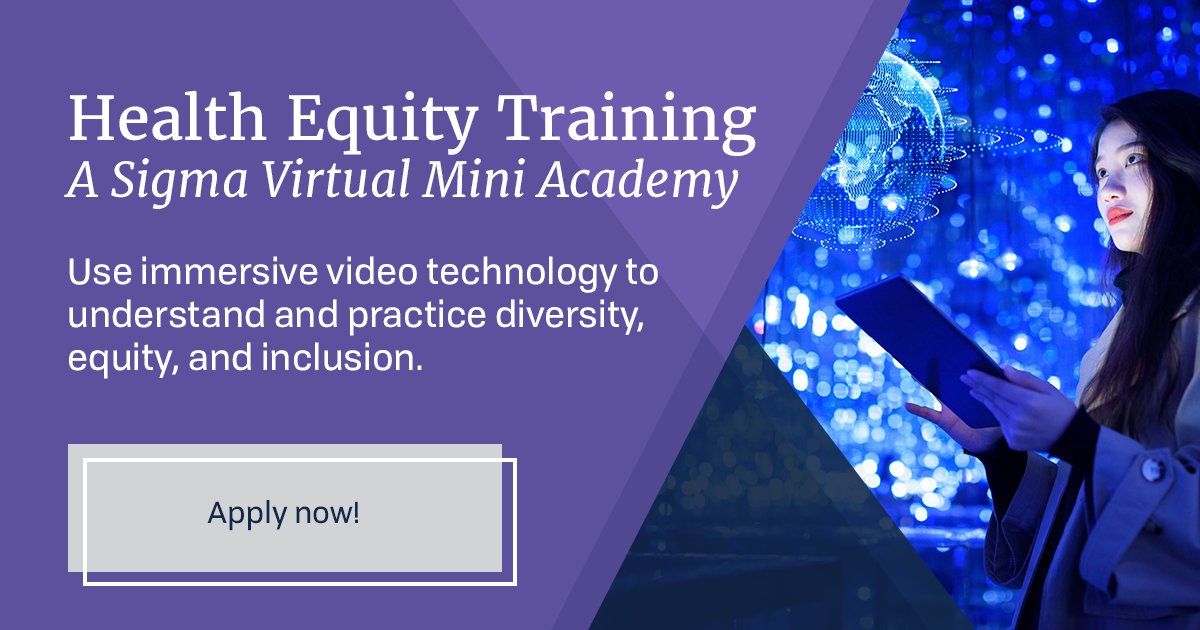 The Virtual Mini Academy: Health Equity Training uses immersive, 360 technology to help you understand diversity, equity, and inclusion and gives you the tools you need to practice them as a healthcare professional. Learn more and apply » bit.ly/3S0O4g8