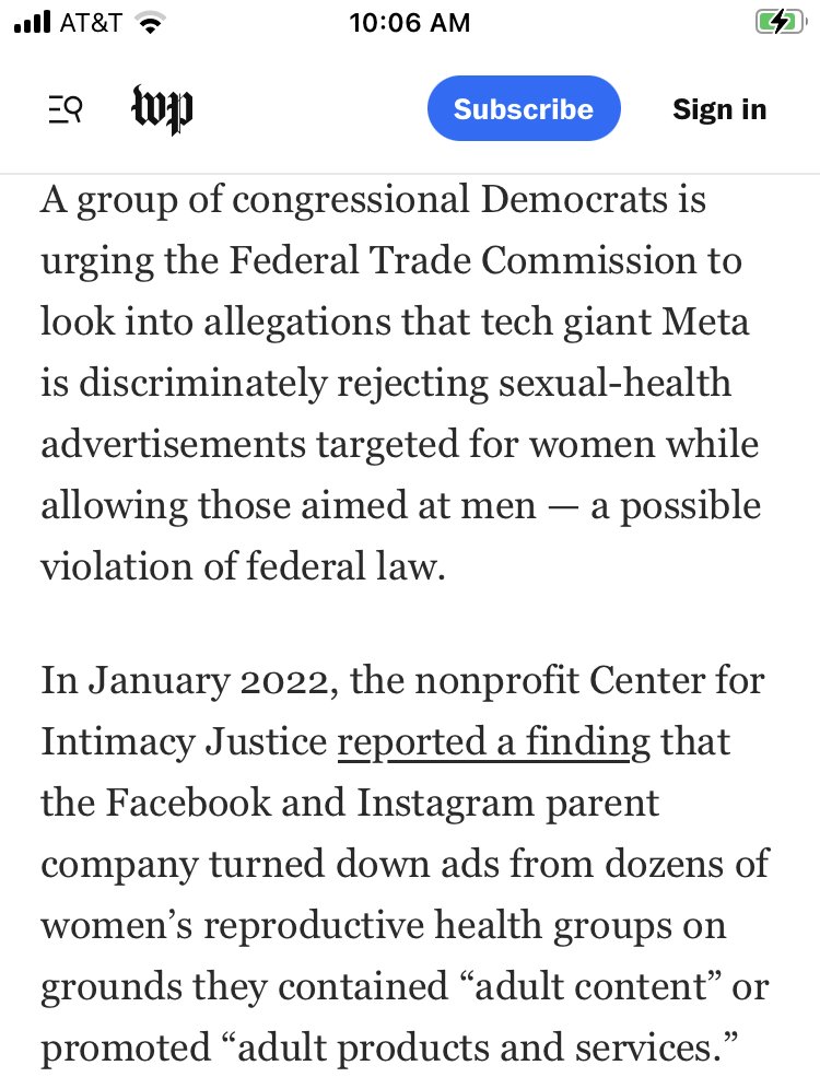 cindygallop's tweet photo. Thanks @jackierotman @IntimacyJustice for doing the Lord's work - challenging Meta on its gender-biased refusal to allow all of us doing important female-lens work to advertise, obstructing women founders from growing our businesses @viacristiano https://t.co/5PMErr4fN0 #sextech https://t.co/UMPKdcHSSb