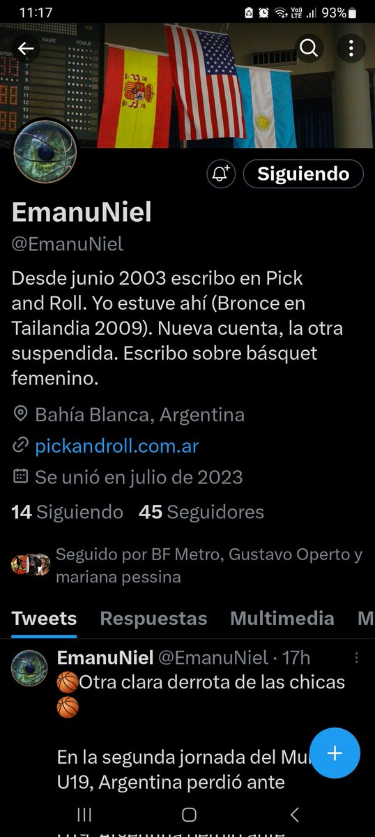 Sigan a esta cuenta.