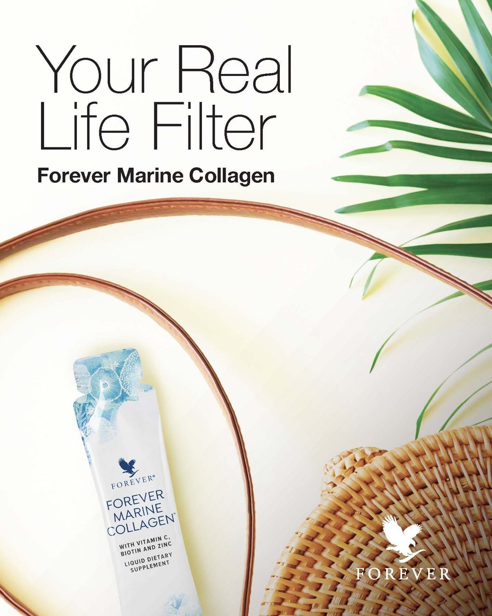 Forever Marine Collagen: Your real life filter! 📸
An incredible combination of collagen and key nutrients to help you enjoy glossy hair, gorgeous nails, regained tone and youthful, smooth skin!

shopnow.foreverliving.com/gbr/en-gb/prod…

#Collagen #RealLifeFilter #ForeverMarineCollagen