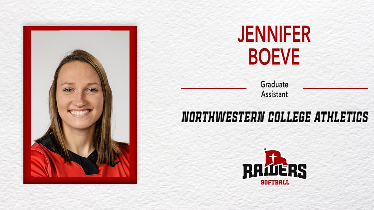 Boeve Returns to Northwestern Softball as Graduate Assistant.

📰: bit.ly/46LMwyB

#RaidersStandOut | <a href="/NWCSoftball/">Northwestern College Softball 🥎</a>