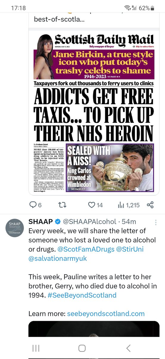 @GrahamGGrant Shameful @GrahamGGrant . Check out @SHAAPAlcohol #seebeyondscotland and figure out how stuff like this is so harmful..