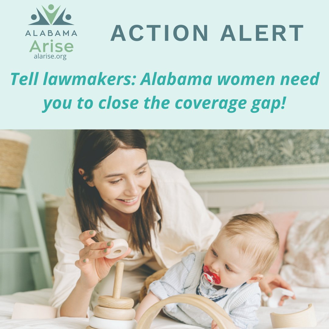 AlabamaArise's tweet image. One in six Alabama women ages 18-44 are uninsured. We can and must do better. Tell your lawmakers to save lives and improve maternal health by closing our state’s health coverage gap! alarise.salsalabs.org/2023medicaidmo… #CoverAlabama #MedicaidExpansion #alpolitics