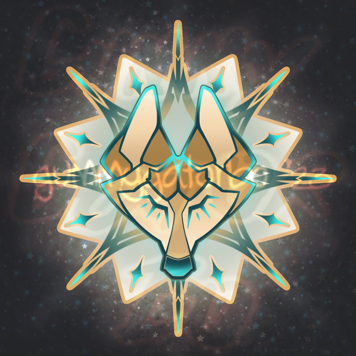 Poked around at this for a a little while
Kinda feel like it would make a super cool pin design, tho obvs the colors would have to be simplified a bit

If you like it, consider sharing it!