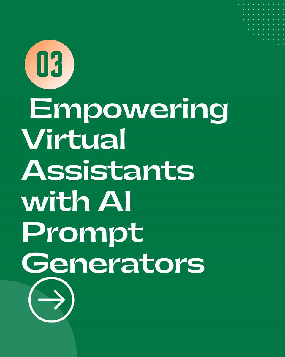 wervasco's tweet photo. How Virtual Assistants Can Streamline Work with AI Prompt Generators?
#AI #aigenerator #aipromptgenerator #wervas #virtualassistant https://t.co/ZHCTZaM9cq
