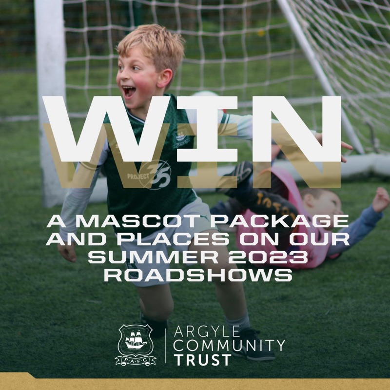 ArgyleTrust's tweet photo. 💚⚽️ Enter for a chance to win!
 
🟢 x1 Mascot Package
⚪️ x1 Roadshow Pass
🟢 x2 Roadshow Week Pass
⚪️ x2 Roadshow Day Pass

To enter simply like, retweet and tag three friends! 

📅 Competition ends Friday, 21 July. Good luck!

Click below to book onto our Summer Roadshows ⬇️