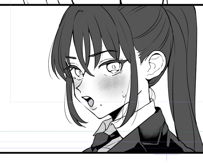 モノクロにしたときにどう処理するか悩んで永遠に進まないやつきた 