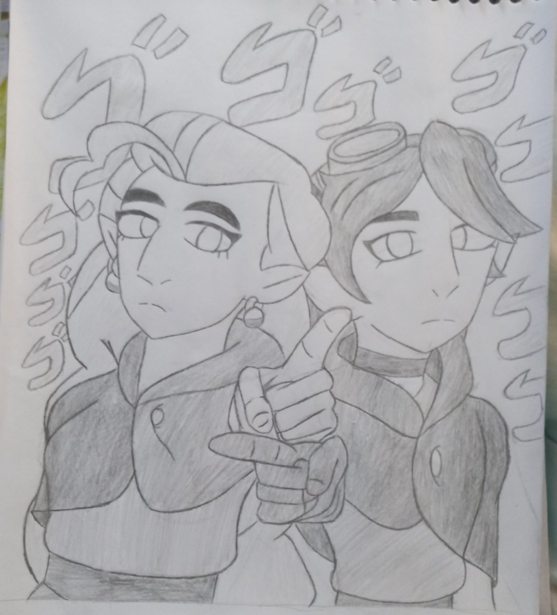 lean_desenho's tweet photo. Regina e Azura dando uma de Jotaro 🫵

Ocs de @Aweirdlatina See his work, he makes a wonderful au with beautiful and cute characters like these two! They followed him! https://t.co/74gMeiVvJa