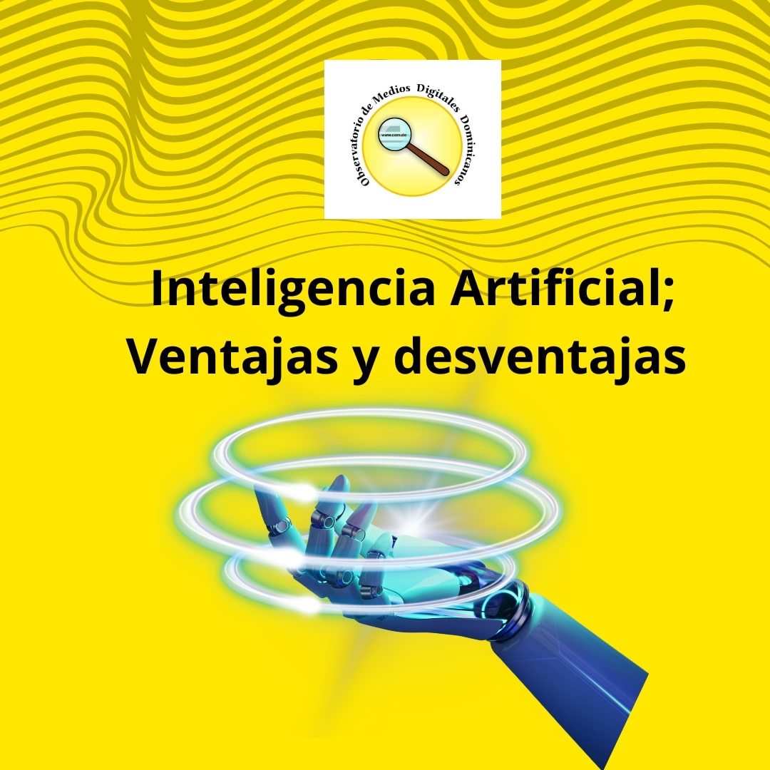 ObservatorioDom's tweet photo. Inteligencia artificial: ventajas y desventajas

Ventajas;

1-Automatización de procesos
2-Reduce el error humano
3-Potencia la creatividad
4-Aporta precisión
5-Agiliza la toma de decisiones

#MejorContenidoparaInternet
#inteligenciaartificial https://t.co/X0lE4rhRex