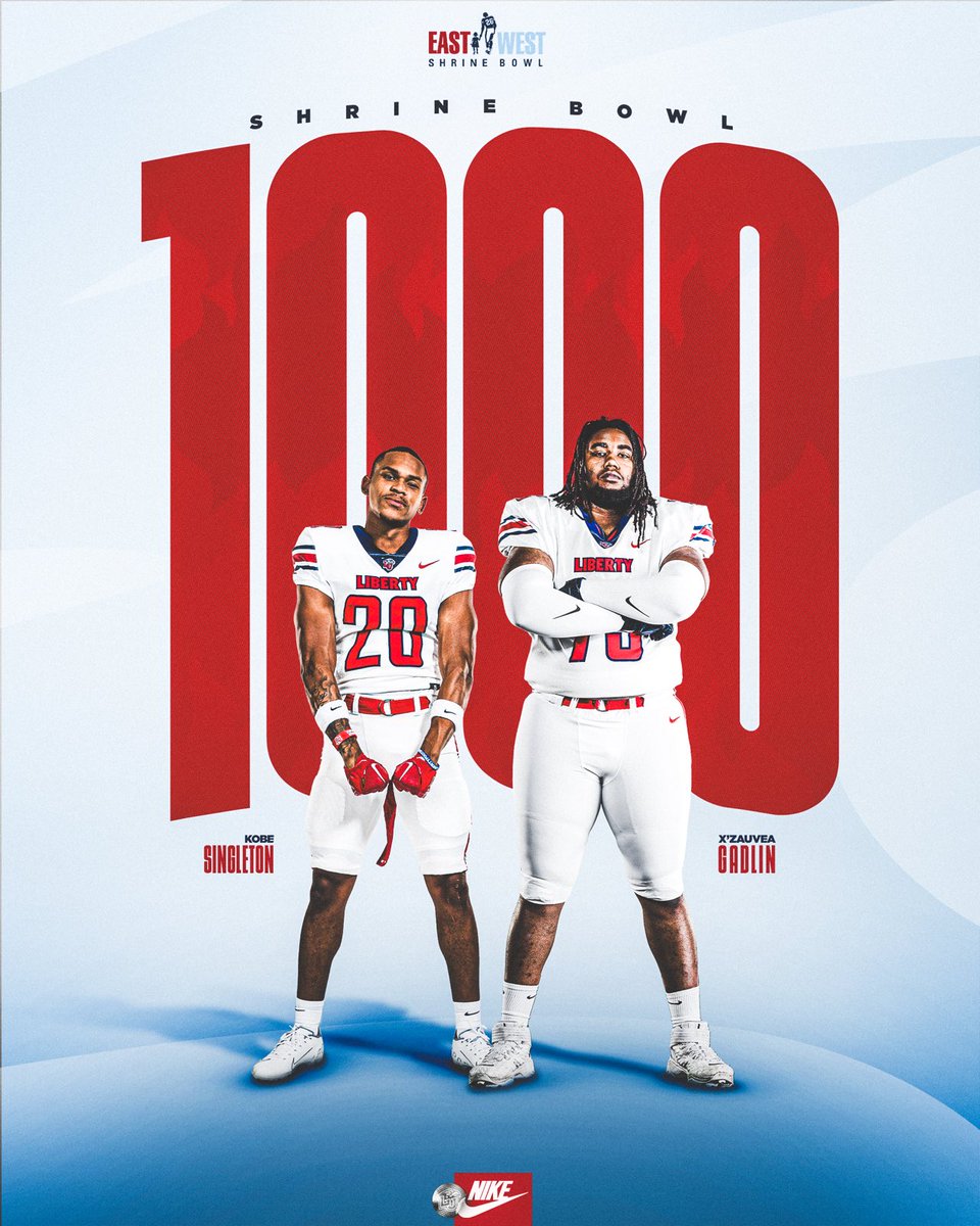 Starting the week off right!! @ShrineBowl lists @thatboykobe_ and @OGBigFella54 on their #ShrineBowl1000