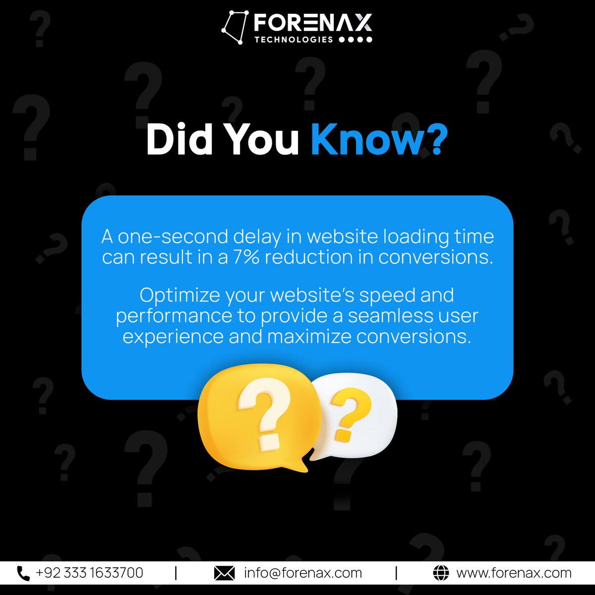 ForenaxT's tweet photo. Unleash the Power of Speed: Elevate User Experience and Drive Conversions with Cutting-Edge Website Speed and Performance Optimization. Maximize Load Time Efficiency, Navigation Simplicity, and Responsiveness for Unparalleled Digital Success!
#forenax #saasdevelopment #saas https://t.co/OjUSfxOOur