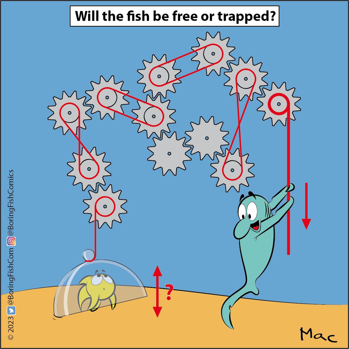 Will the fish be free or trapped?
