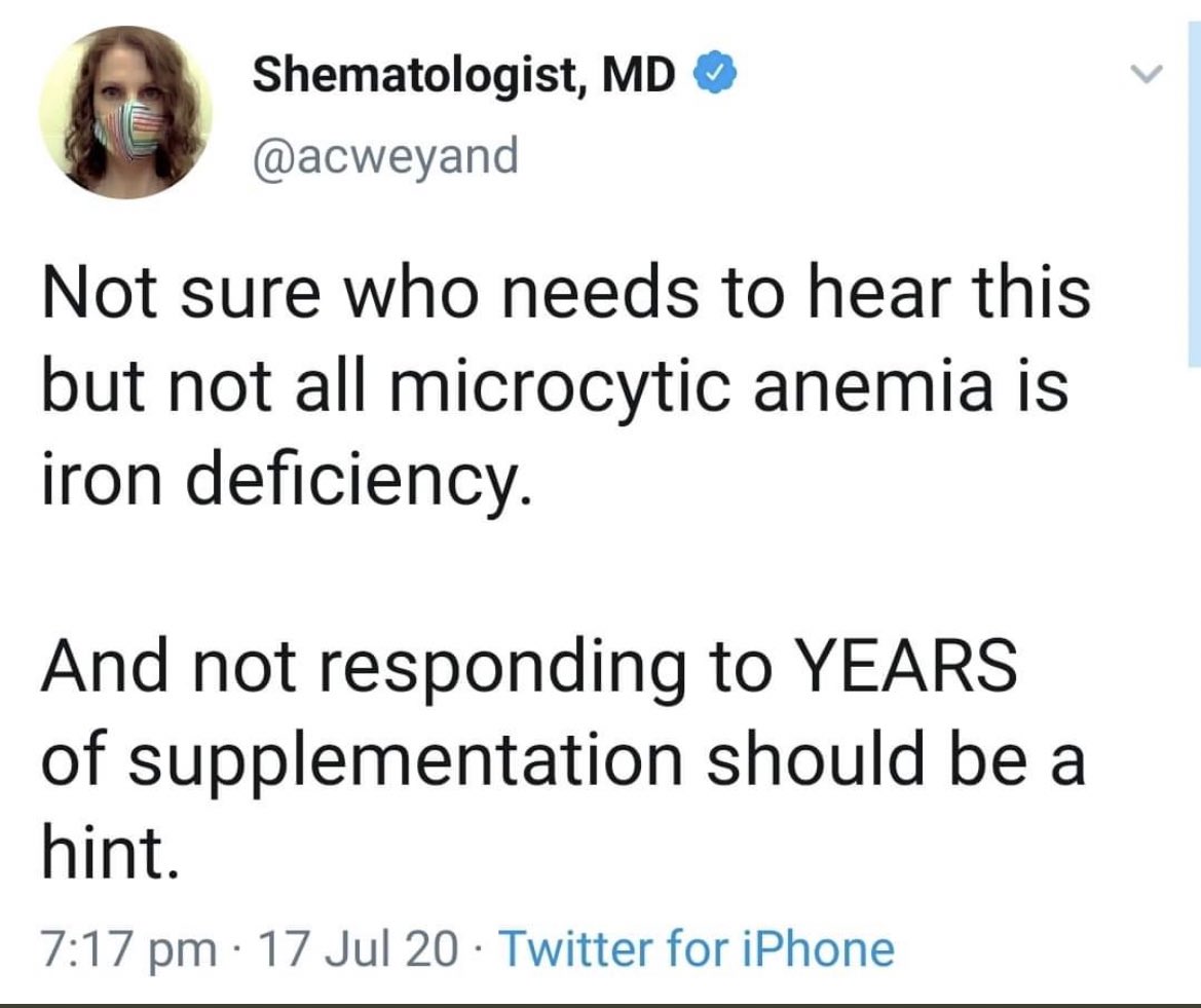 Shematologist, MD tweet media