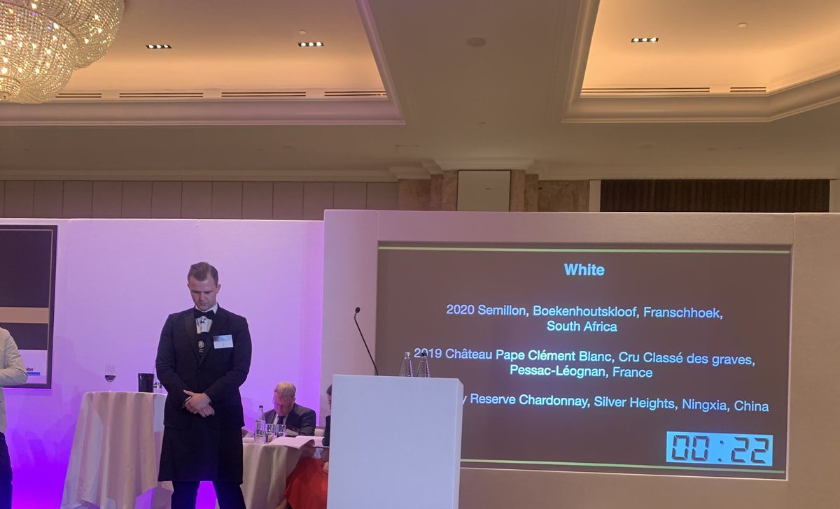 James Stagg (@james_stagg) on Twitter photo We’re under way at the <a href="/Taittinger_INTL/">Champagne Taittinger</a> UK Sommelier of the Year 2023. Martin Kleveta from Alain Ducasse at the Dorchester is the first of the three finalists to take to the stage. He’ll be followed by Agnieska Swiecka from Mount St Restaurant and Dion Wai from Hide. #soty We’re under way at the <a href="/Taittinger_INTL/">Champagne Taittinger</a> UK Sommelier of the Year 2023. Martin Kleveta from Alain Ducasse at the Dorchester is the first of the three finalists to take to the stage. He’ll be followed by Agnieska Swiecka from Mount St Restaurant and Dion Wai from Hide. #soty