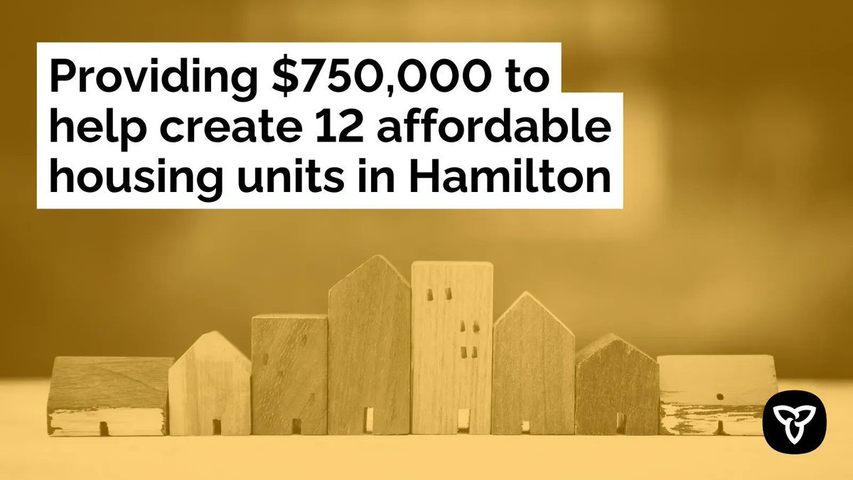 The Governments of Ontario and Canada are providing $750,000 to help create 12 affordable housing units for people experiencing poverty and homelessness in @cityofhamilton: news.ontario.ca/en/bulletin/10…
@CMHC_ca
@wesleyurban