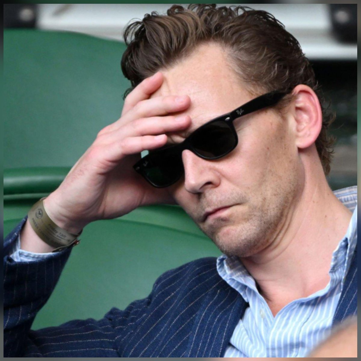 That's my life honey, all day I think of you.😅🥹
#TomHiddleston 
#wimbledon2023