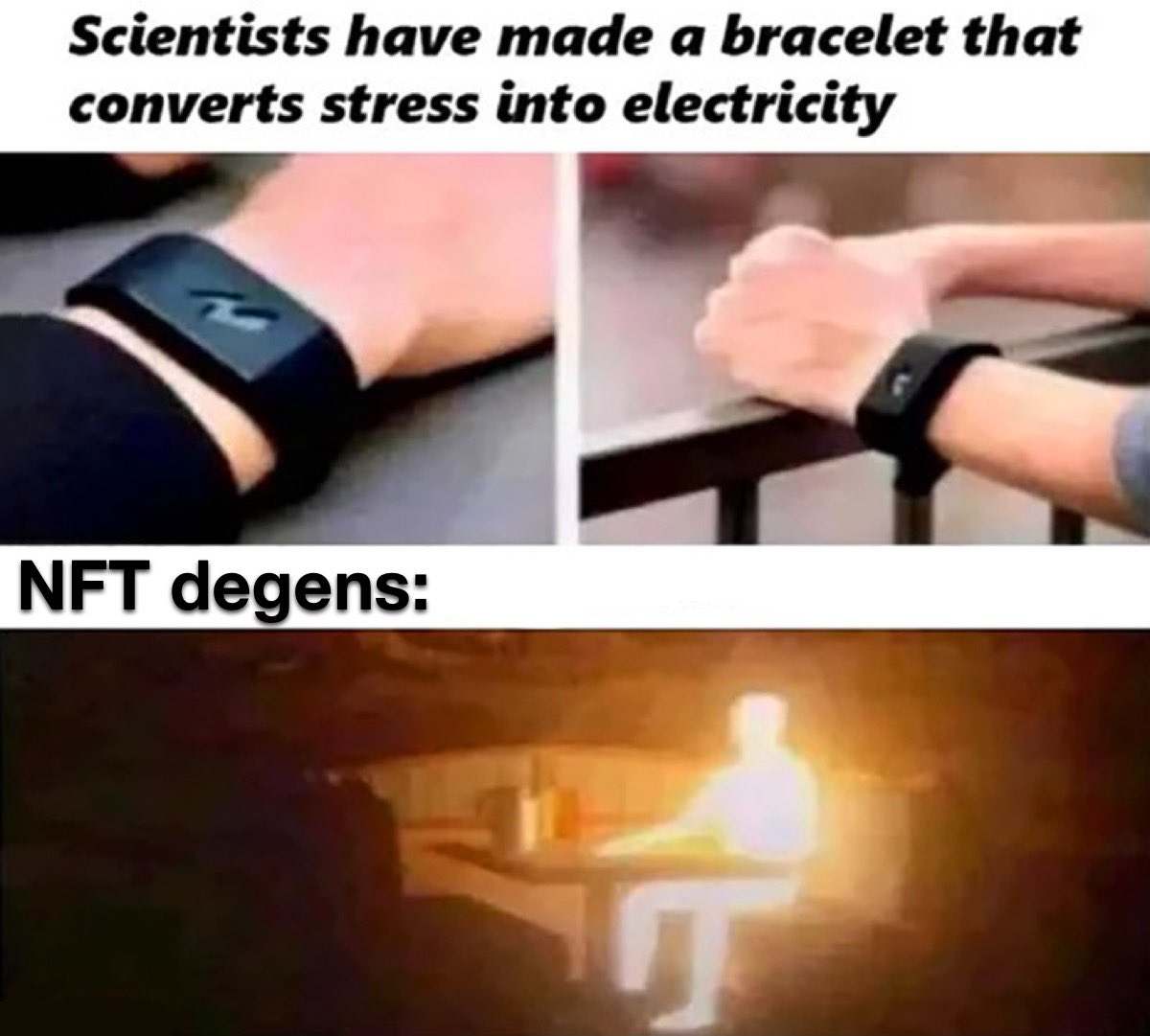 Ministerr's tweet photo. NFT degens be like: https://t.co/9cc2vgdRPi