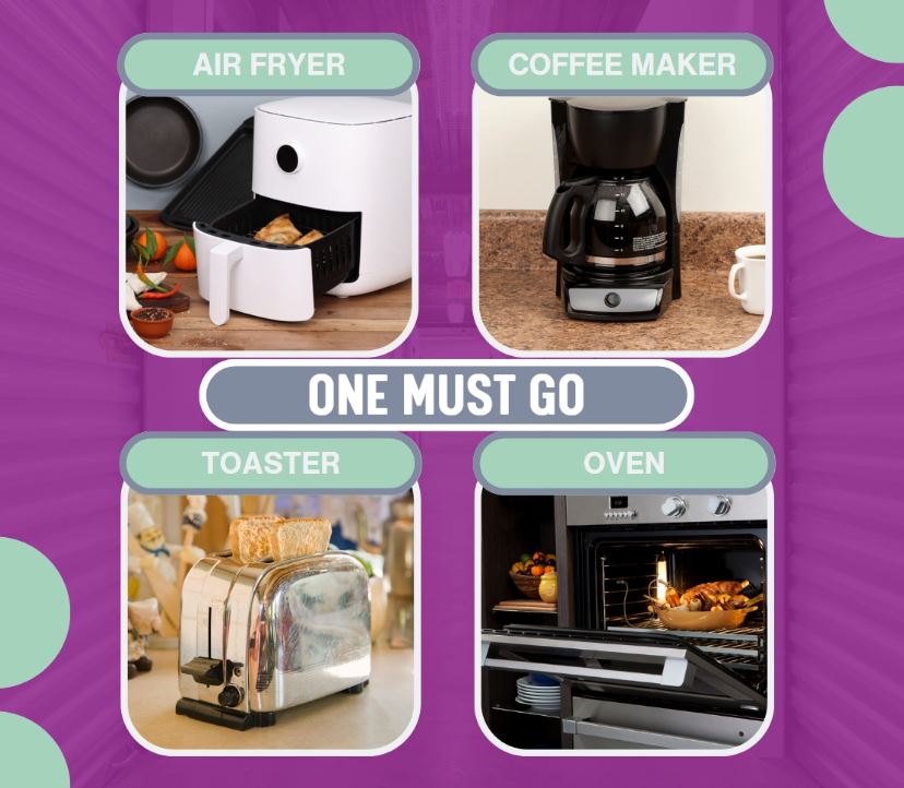 keystorage1's tweet image. These are great kitchen gadgets. To begin decluttering, however, which would you get rid of first? #KeyStorage #selfstorage #storageunit #storagelocker #kitchen #kitchengadgets #declutter #declutteringtips #onemustgo #thisorthat