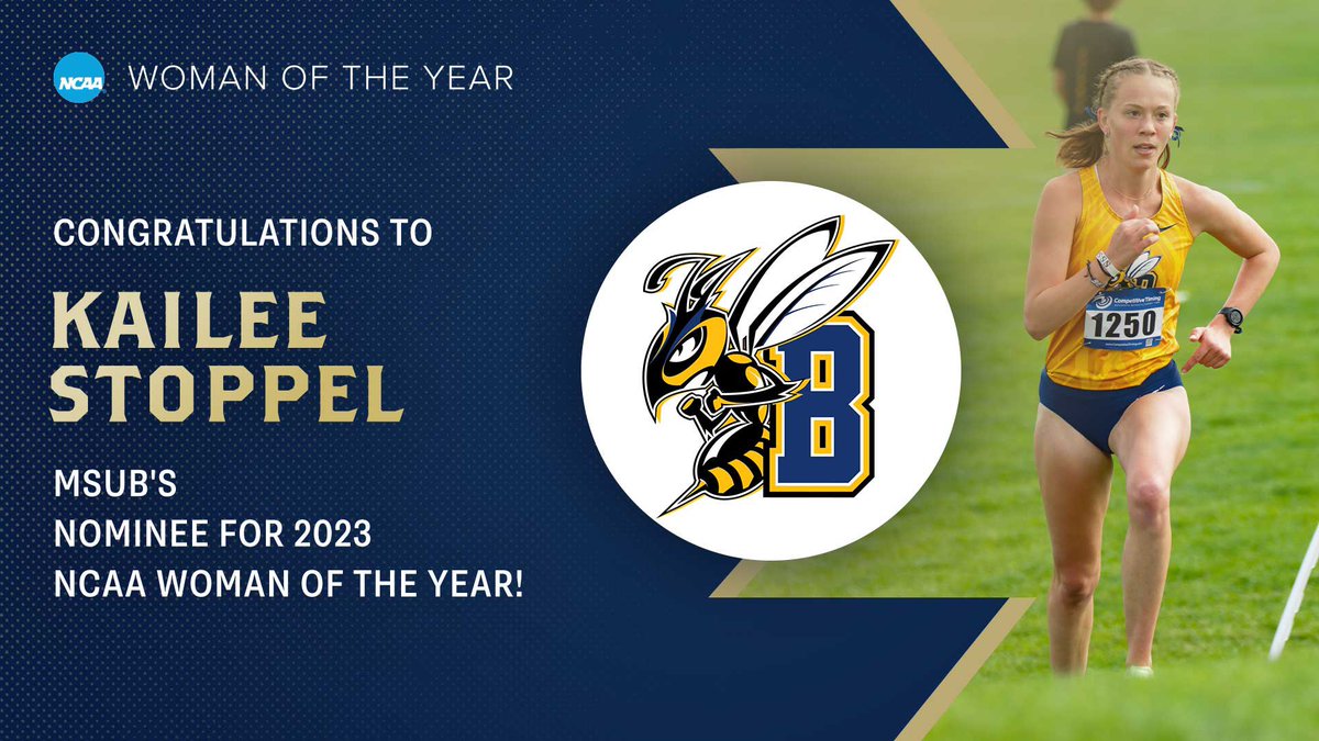 Congrats to Kailee Stoppel as she is MSUB’s nominee for NCAA Woman of the Year!

Stoppel joins a record-breaking 619 student-athletes nominated for this award!

#NCAAWOTY
