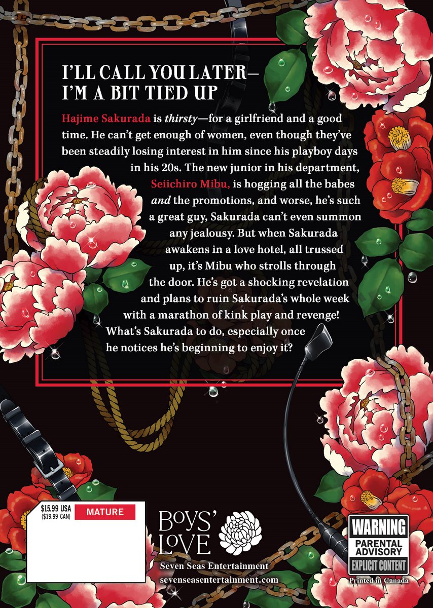 [Seven Seas] Kaya Azuma's Training Mister Sakurada pre-orders are up at
Amazon amazon.com/Training-Miste…
B&amp;N barnesandnoble.com/w/training-mis…
BAM! booksamillion.com/p/Training-Mis…