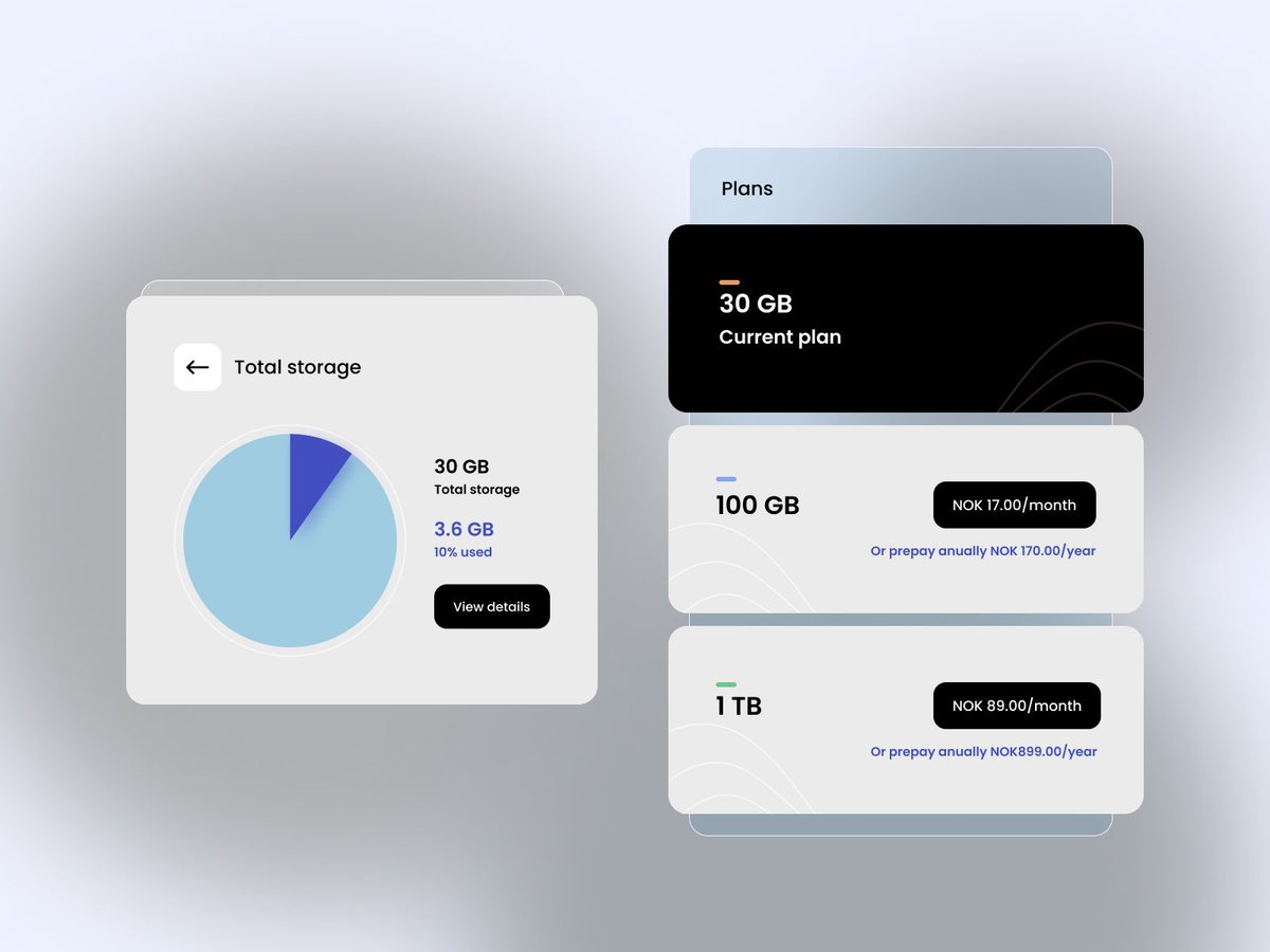webdevdailyio's tweet image. 🗄️ Join our challenge! Design captivating Storage Plans for users' digital storage needs. 💻🗂️Dive into data storage, create visually appealing interfaces using HTML, CSS, and JavaScript.
Start here: webdevdaily.io/challenges/sto…
#FrontendDeveloper #HTMLCSSJavaScript #100DaysOfCode