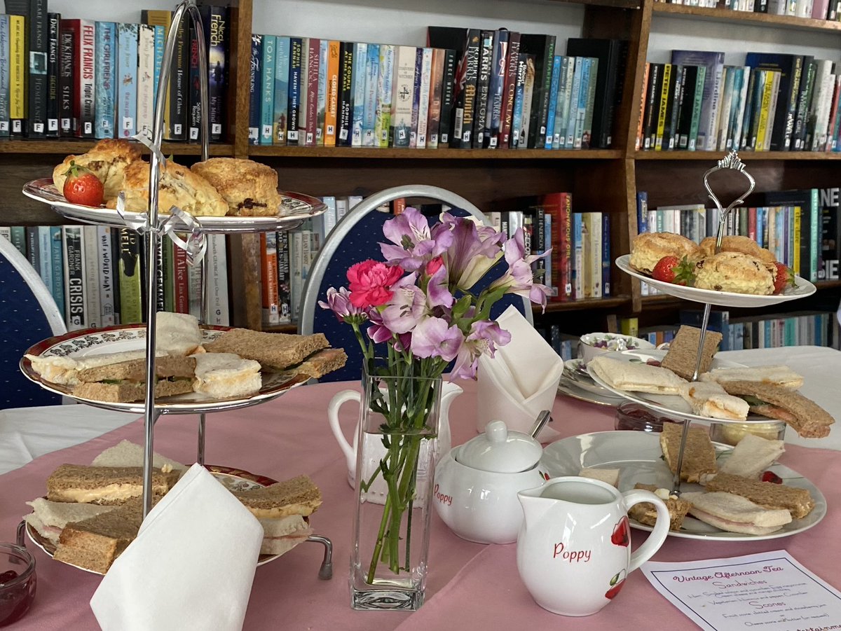 Lovely time at our Afternoon Tea. Good company, food and music😀