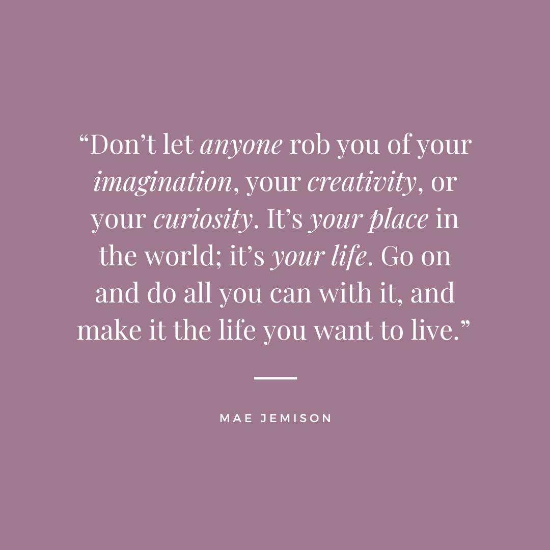 ✨ Monday Mindset with Mae Jemison ✨

#womeninphysics #womeninstem #maejemison #mondaymindset