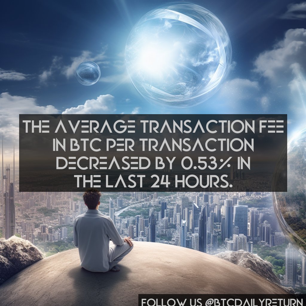 btcdailyreturn's tweet image. 📊 The most significant Bitcoin metrics in the last 24 hours: 🔒Active Addresses: -0.07% 💸Avg. Transaction Fee: -0.53% 💰Avg. Transaction Value: -0.41% 💪Mining Profitability: -0.03%  #BitcoinMetrics #CryptoAnalysis