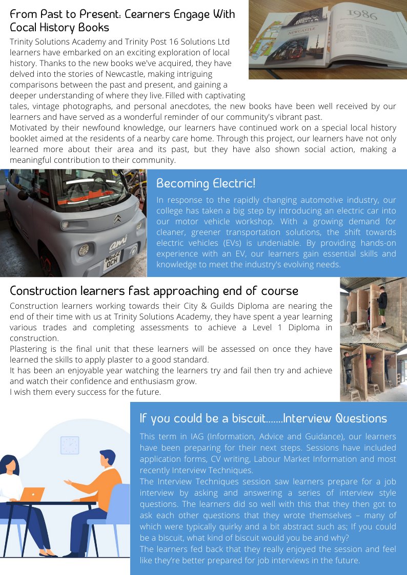 SolutionsNCL's tweet image. As the school year comes to an end, we have had many experiences and created great memories with staff, learners parents, and carers.
Read through the final #newsletter of the year to see how this last term has turned out and what exciting things await us come September!