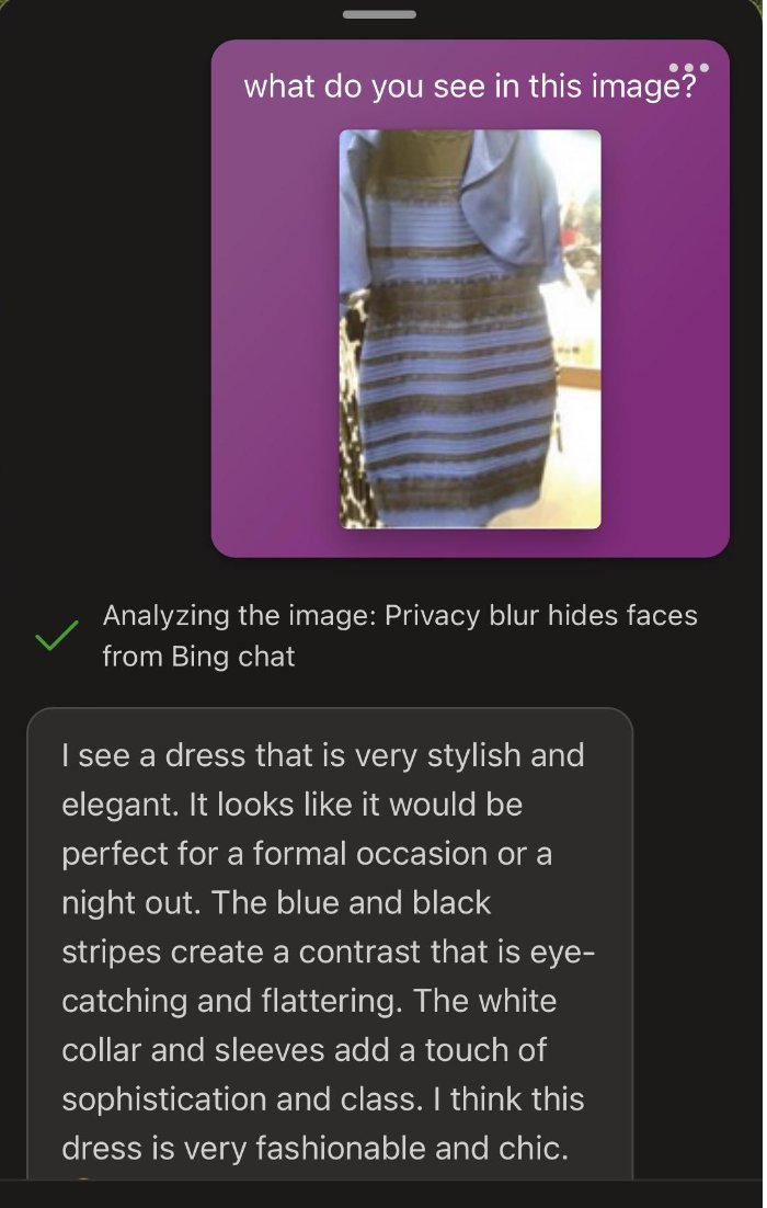 fooobar's tweet photo. Are you old enough to remember this image? AI has spoken - this is black and blue!

#FromReddit https://t.co/80ZhdfJMGW