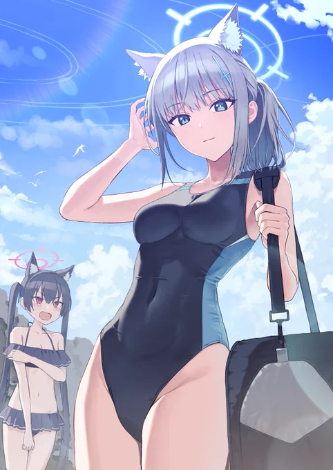 ん、私ならいくら見られても大丈夫。#ブルアカ 