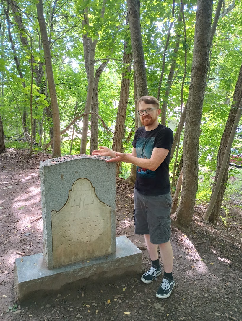 I admit I view the Smith family through a treasure digging lens, but still, there is something gratifying and amusing about the fact that these coins traveled from far and wide to find a resting place here with Alvin. The summer sees a lot of Mormon tourism in Palmyra.