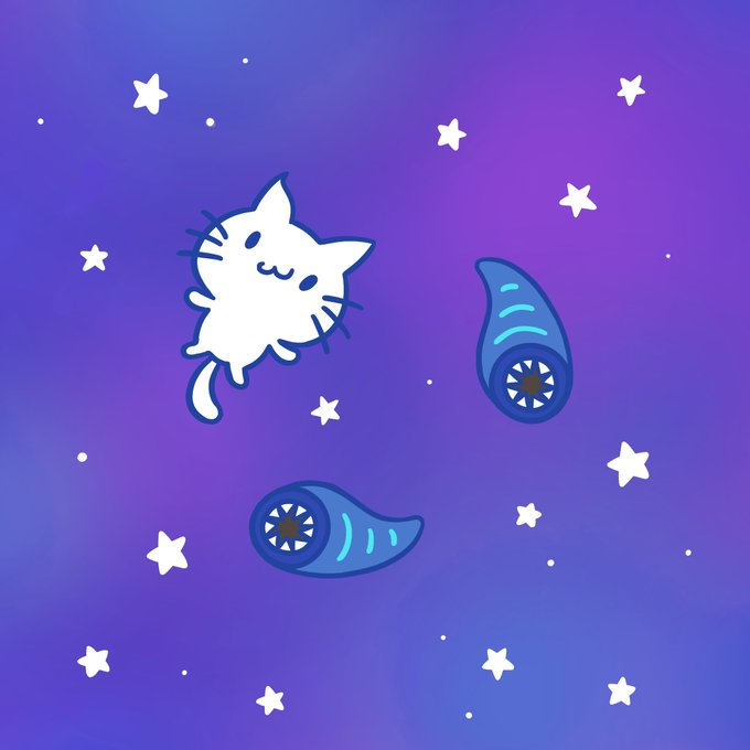 Maxinewell5's tweet photo. Space may seem empty and lonely to some, but to others it represents infinite possibilities. For every star out there, yet another adventure awaits fellow 9catters ~ 🌟 #GameFi #Space #illustration #digitalart #cute #art #gamedevelopment #web3 #NFTs #crypto #p2e #freetoplay https://t.co/Rq7zLfMRmu